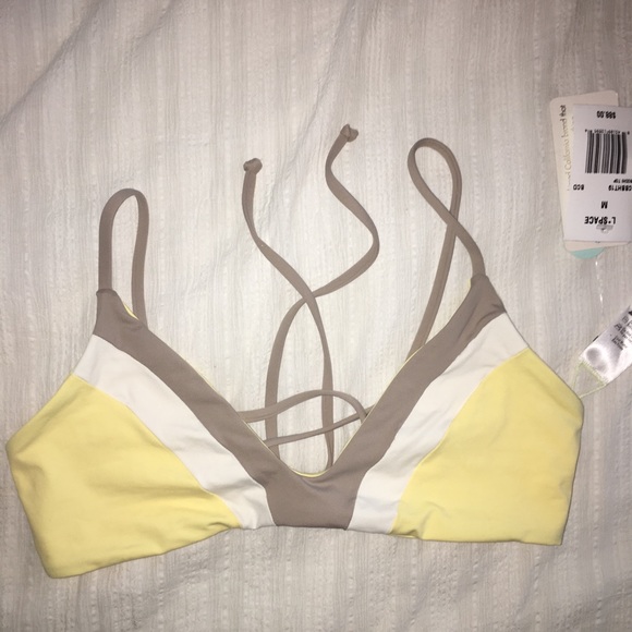 Lspace bodhi blocked bikini top - Picture 1 of 2